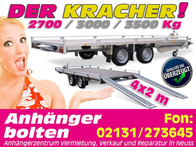 Sonstige Bolten Allzweck- und Autotransporter 2,7t 4x2m