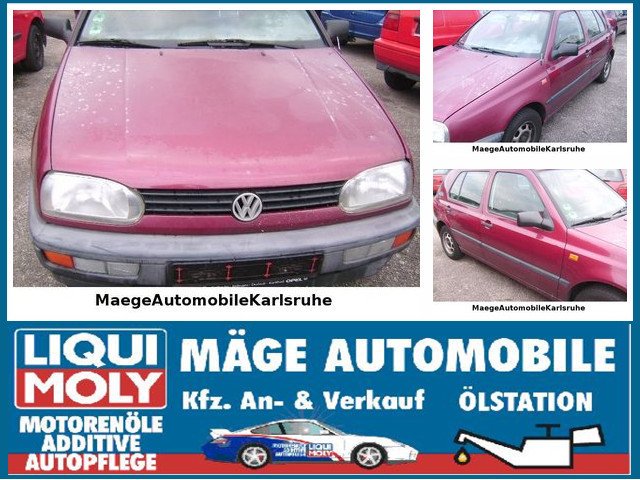 VW Golf 1.6 CL Europe