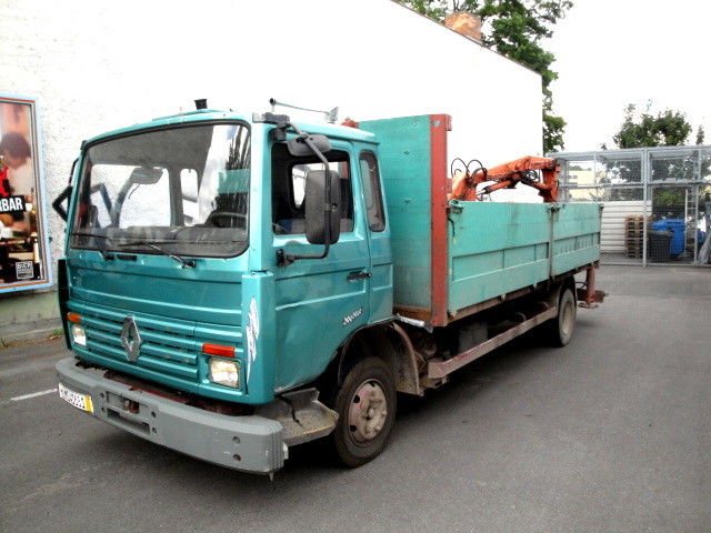 Renault Midliner S180 Pritsche Heck Kran Atlas 1402