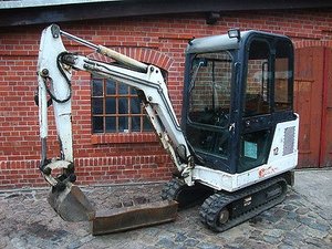 Bobcat 320 Minibagger excavator 2500h Hammerhydraulik 